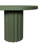 Sovana 2.4m Concrete Dining Table - Green Dining Table Concrete-Core