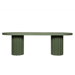 Sovana 2.4m Concrete Dining Table - Green Dining Table Concrete-Core
