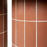 Lutetia 2m Concrete Oval Dining Table- - Terracotta Dining Table Concrete-Core