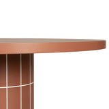 Lutetia 1.4m Concrete Round Dining Table - Terracotta Dining Table Concrete-Core