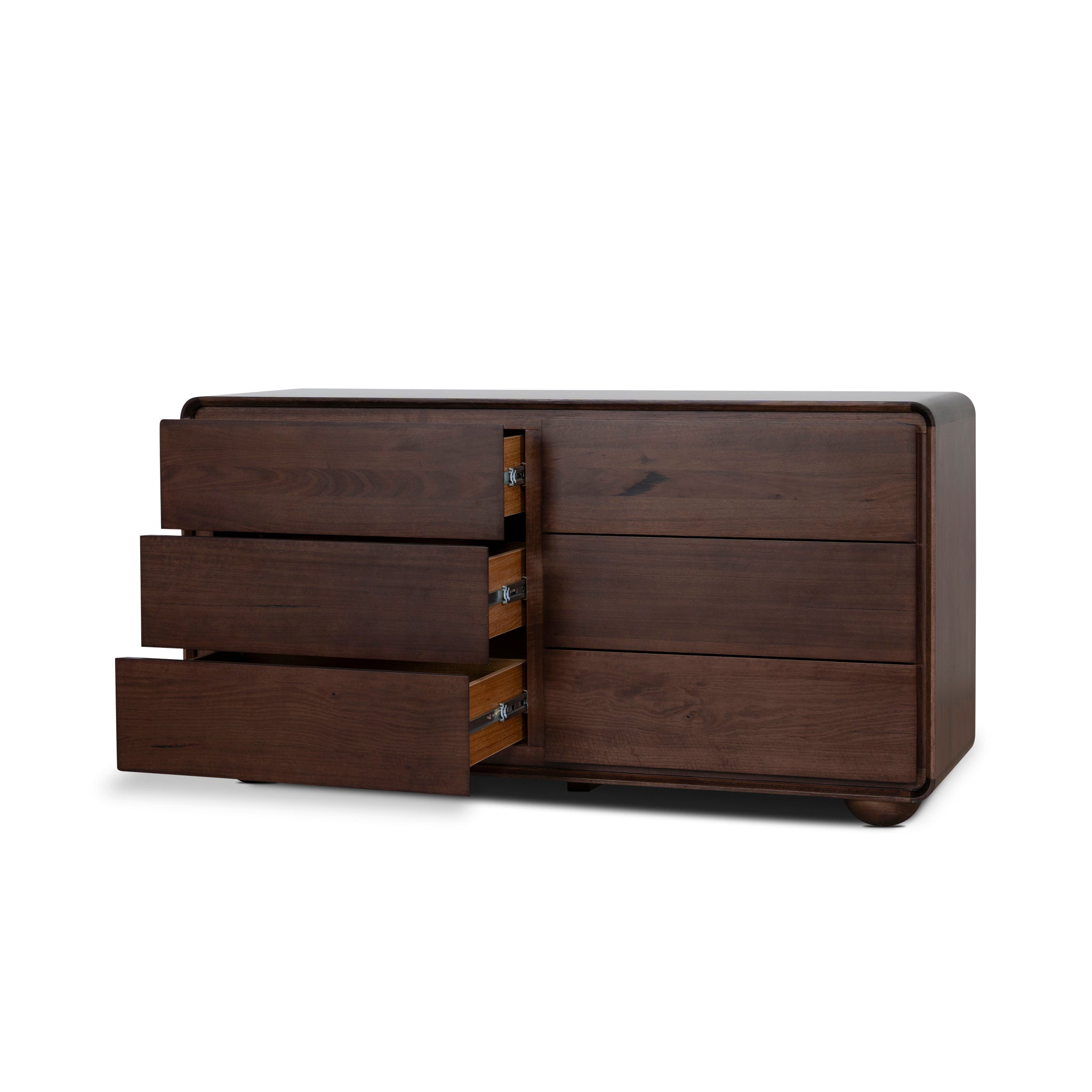Jenny 1.5m Dresser Unit - Walnut Dresser Unit AU Wood-Core