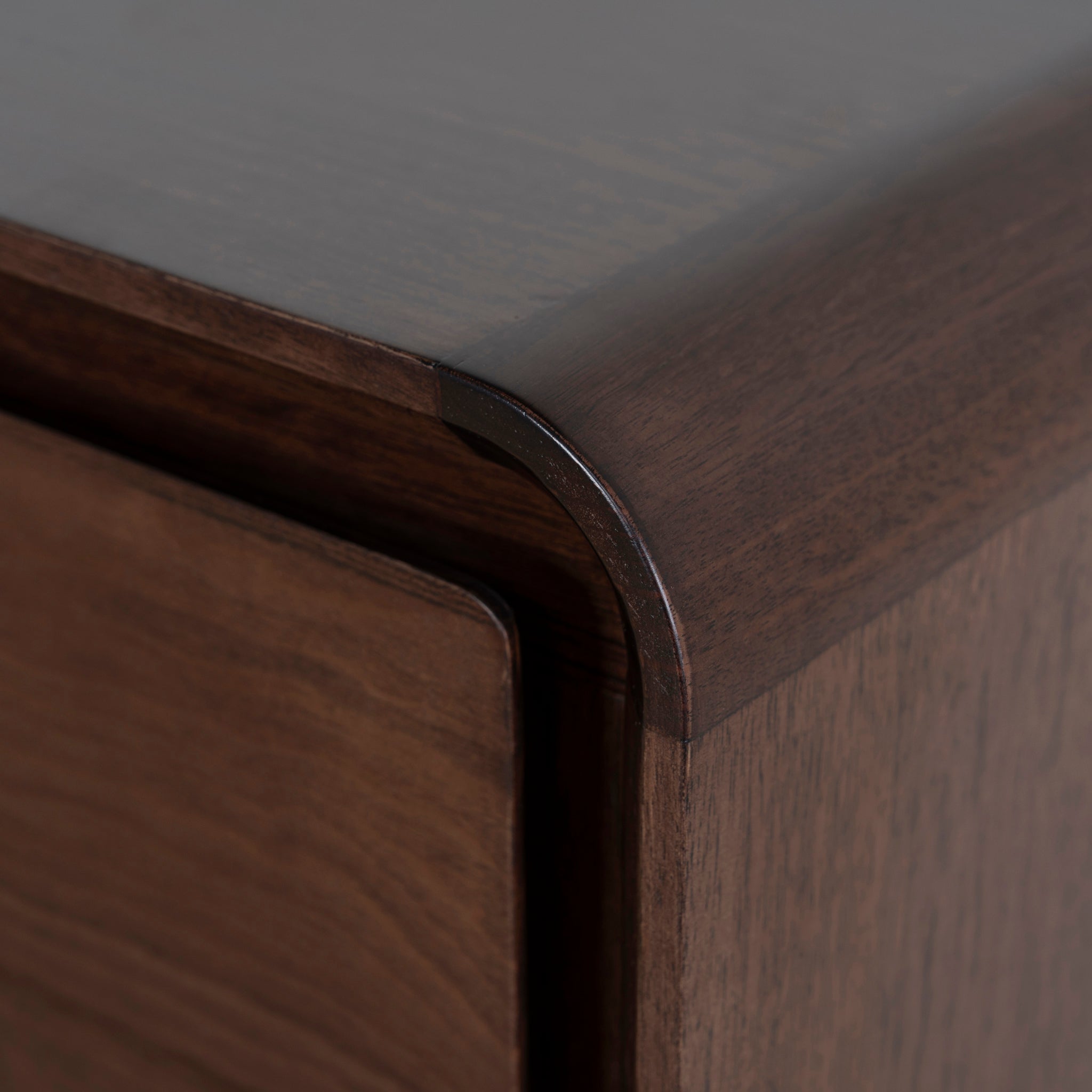 Jenny Tallboy Drawer Chest - Walnut Drawer AU Wood-Core