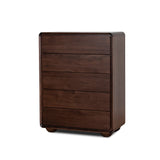 Jenny Tallboy Drawer Chest - Walnut Drawer AU Wood-Core