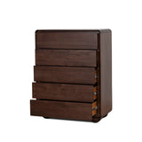 Jenny Tallboy Drawer Chest - Walnut Drawer AU Wood-Core