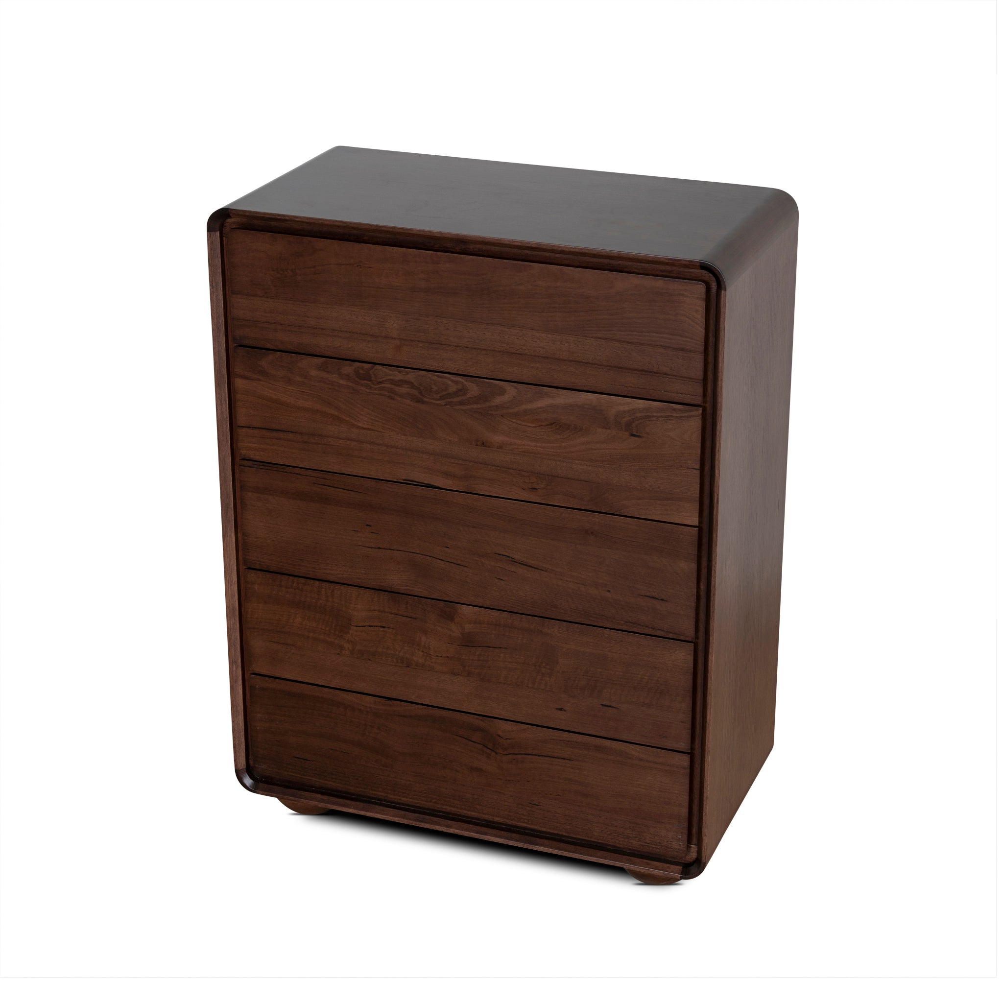 Jenny Tallboy Drawer Chest - Walnut Drawer AU Wood-Core