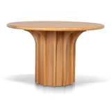 Ex Display - Alberti 1.2m Round Dining Table - Natural Dining Table Nicki-Core