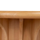 Ex Display - Alberti 1.2m Round Dining Table - Natural Dining Table Nicki-Core