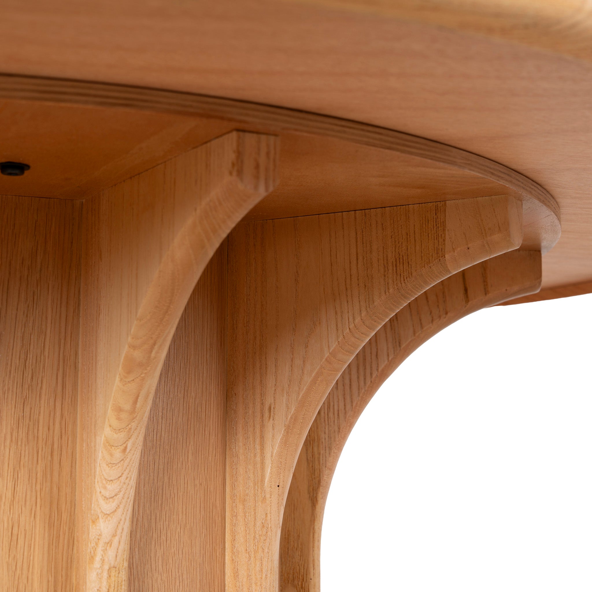 Ex Display - Alberti 1.2m Round Dining Table - Natural Dining Table Nicki-Core