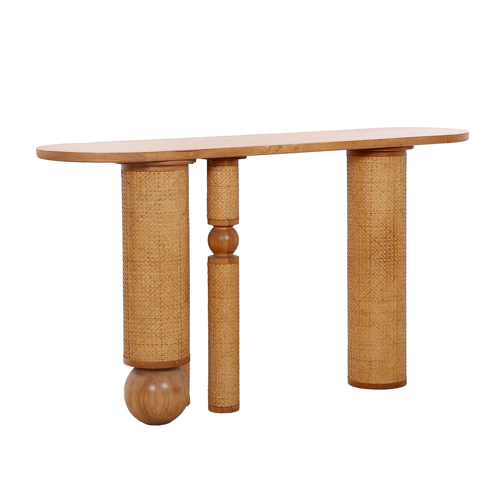 Marielis Console Table - Natural Console Table Nicki-Core