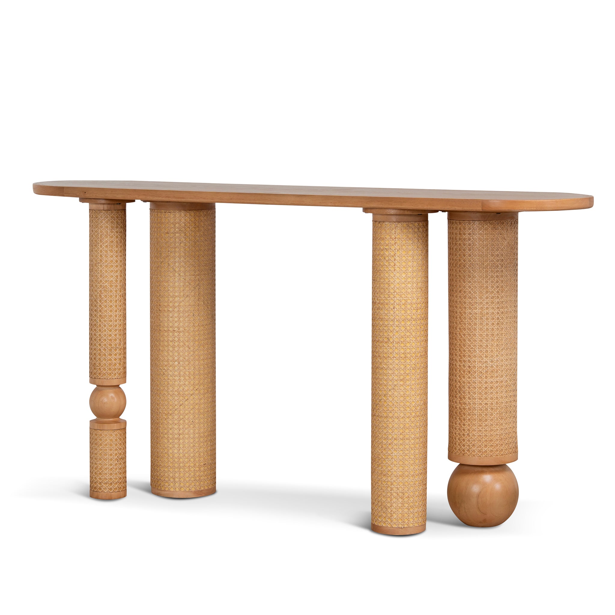Marielis Console Table - Natural Console Table Nicki-Core