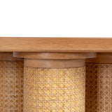 Ex Display - Marielis Console Table - Natural Console Table Nicki-Core