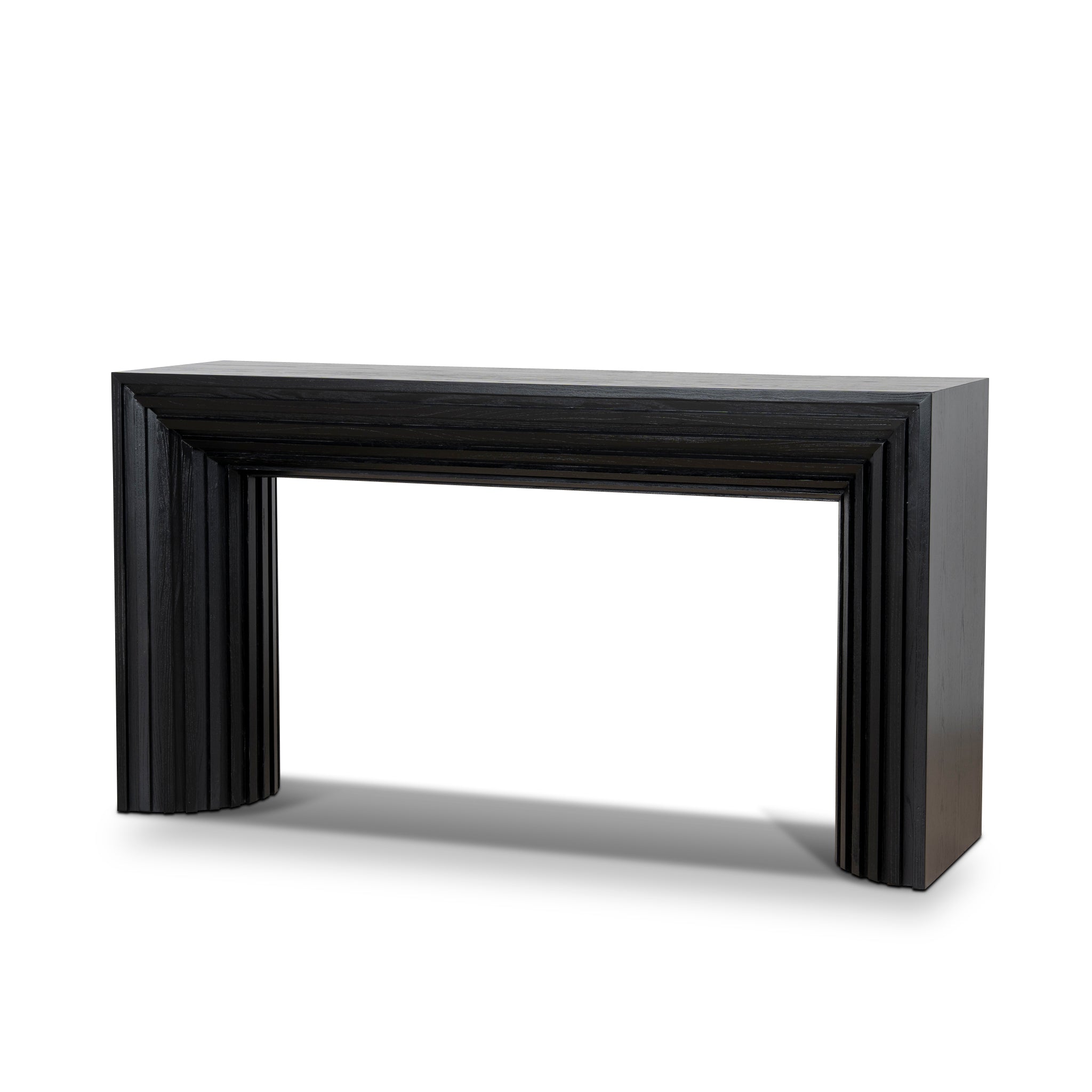 Ex Display - Eldric 1.5m Console Table - Black Console Table Nicki-Core