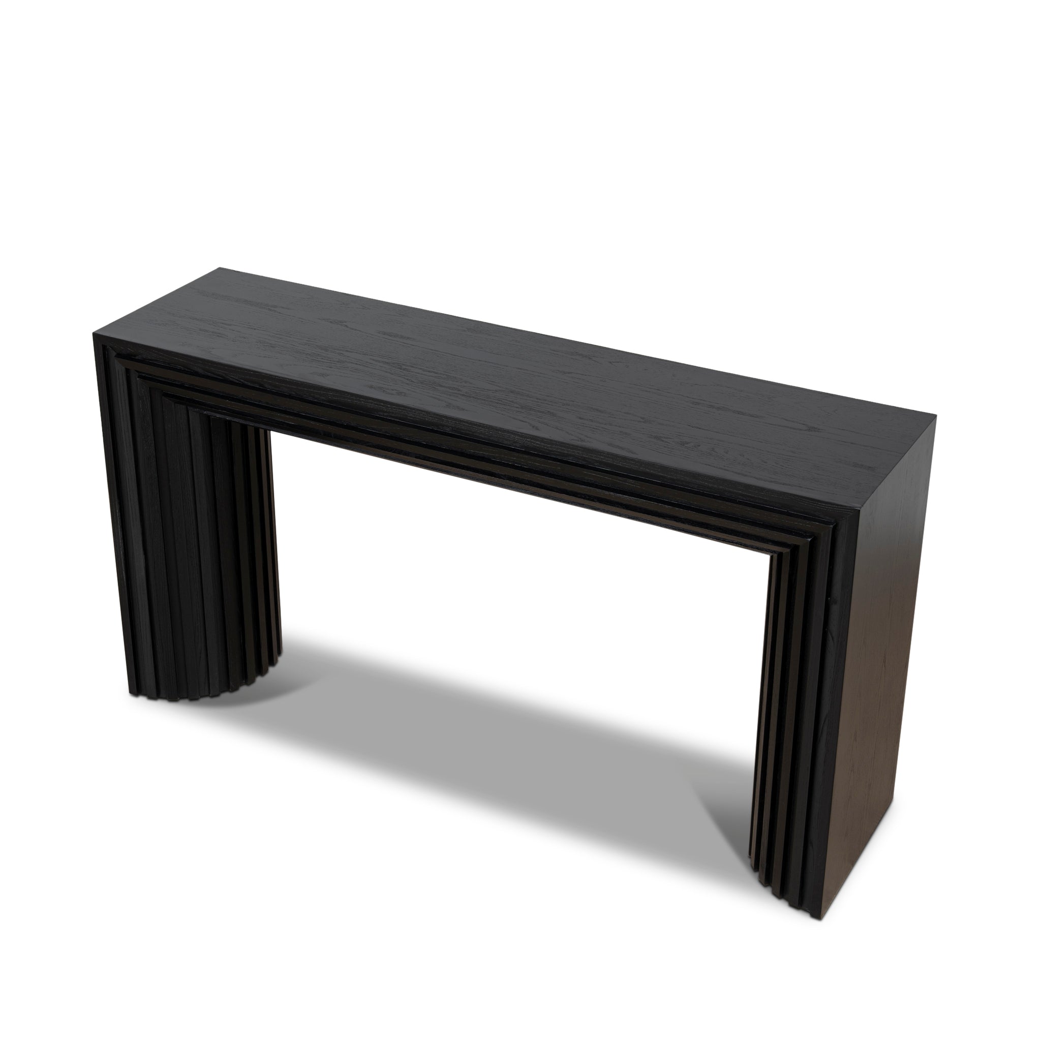 Ex Display - Eldric 1.5m Console Table - Black Console Table Nicki-Core