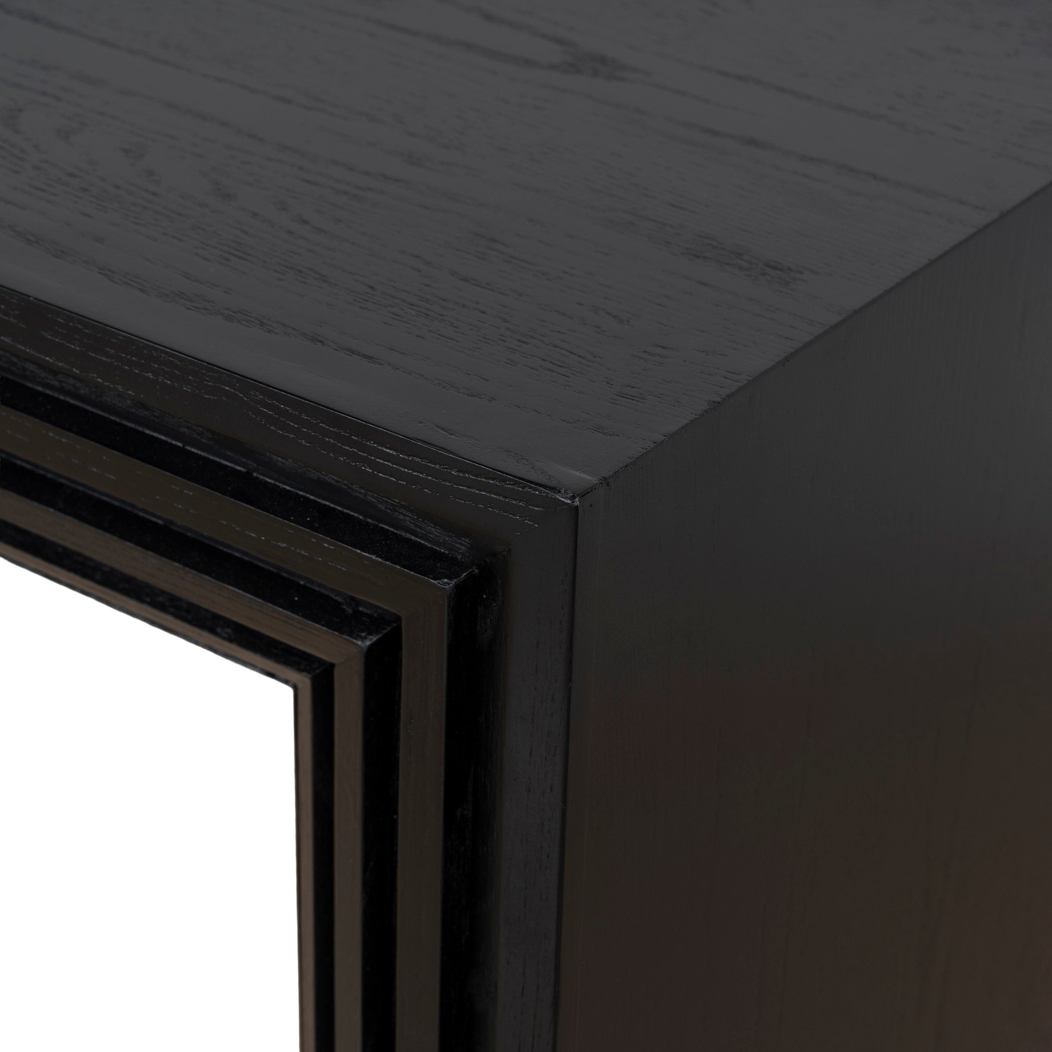 Ex Display - Eldric 1.5m Console Table - Black Console Table Nicki-Core