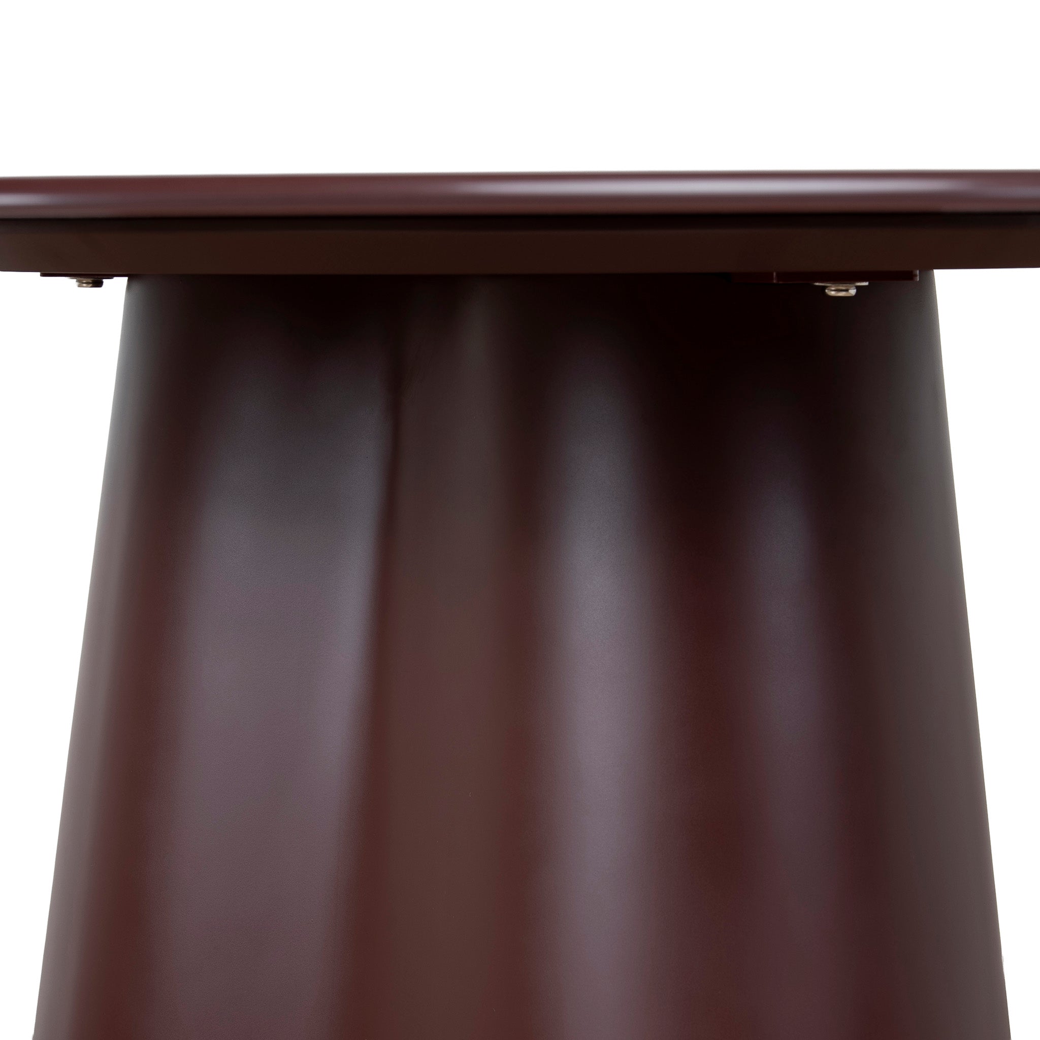 Ex Display - Marlix 120cm Tempered Glass Dining Table - Red Dining Table Cino-Core