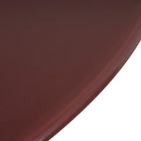 Ex Display - Marlix 120cm Tempered Glass Dining Table - Red Dining Table Cino-Core