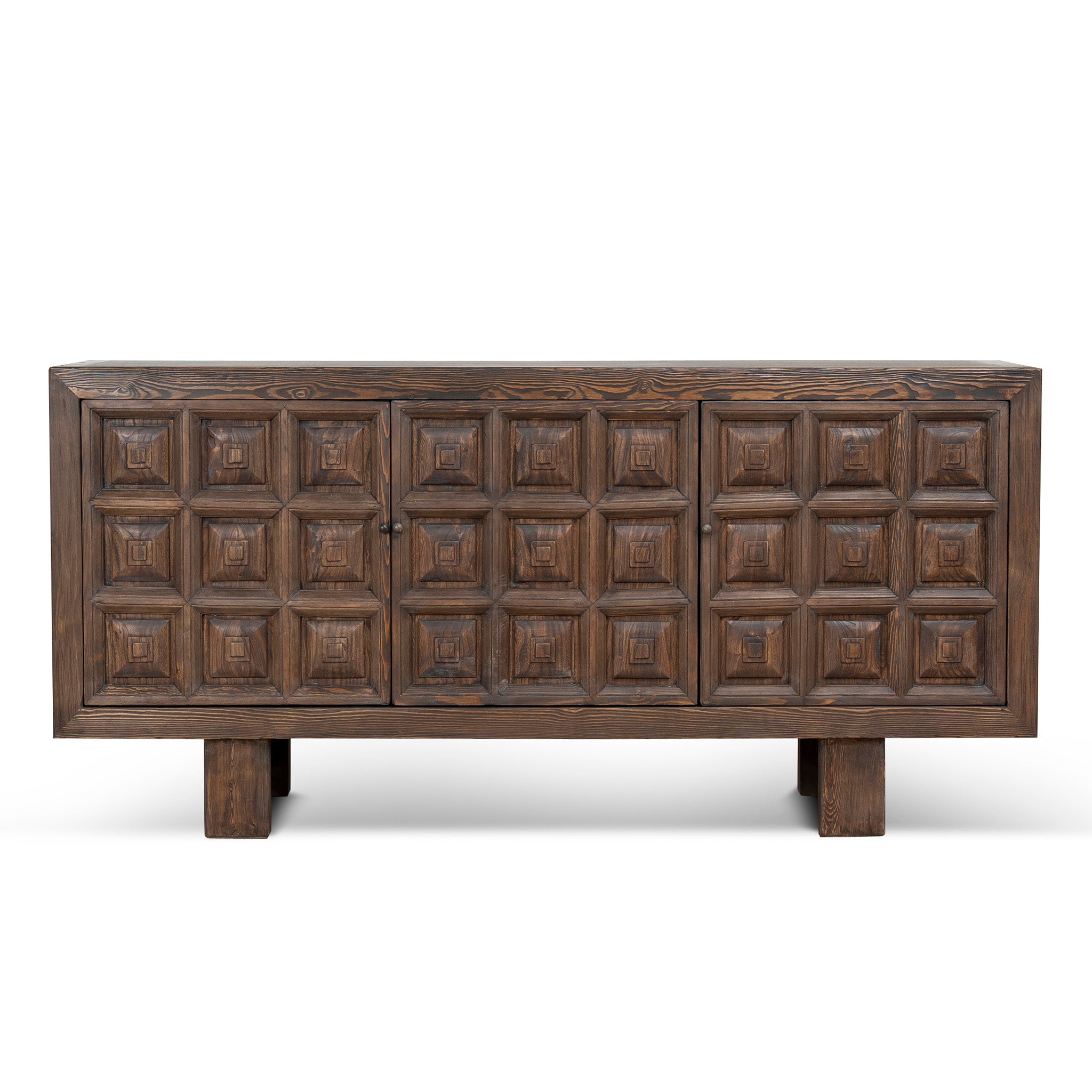 Origo 1.83m Elm Sideboard Unit - Dark brown Buffet & Sideboard Nasa-Core