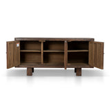 Origo 1.83m Elm Sideboard Unit - Dark brown Buffet & Sideboard Nasa-Core