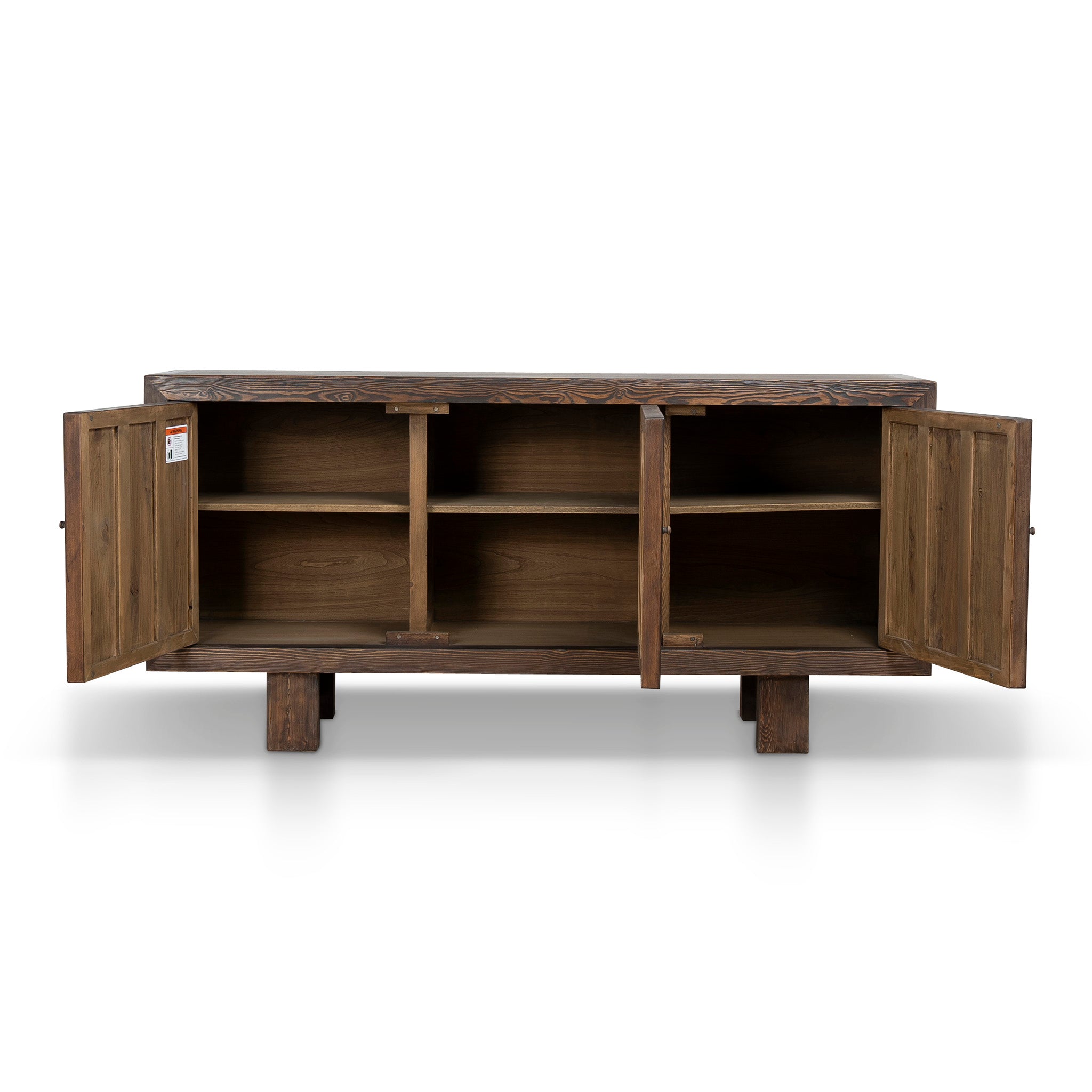 Origo 1.83m Elm Sideboard Unit - Dark brown Buffet & Sideboard Nasa-Core
