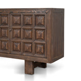 Origo 1.83m Elm Sideboard Unit - Dark brown Buffet & Sideboard Nasa-Core