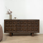 Origo 1.83m Elm Sideboard Unit - Dark brown Buffet & Sideboard Nasa-Core