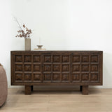Origo 1.83m Elm Sideboard Unit - Dark brown Buffet & Sideboard Nasa-Core