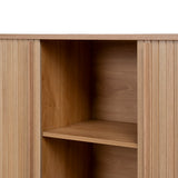 Linea 1.7m Wooden Buffet Unit - Natural Buffet & Sideboard KD-Core