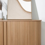 Linea 1.7m Wooden Buffet Unit - Natural Buffet & Sideboard KD-Core