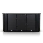Ex Display - Linea 1.7m Wooden Buffets Unit - Full Black (For Display Only) Buffet & Sideboard KD-Core