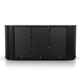 Ex Display - Linea 1.7m Wooden Buffets Unit - Full Black (For Display Only) Buffet & Sideboard KD-Core