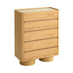 Elandra Stone Top Tallboy Drawer - Natural Tallboy Iggy-Core