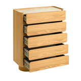 Elandra Stone Top Tallboy Drawer - Natural Tallboy Iggy-Core