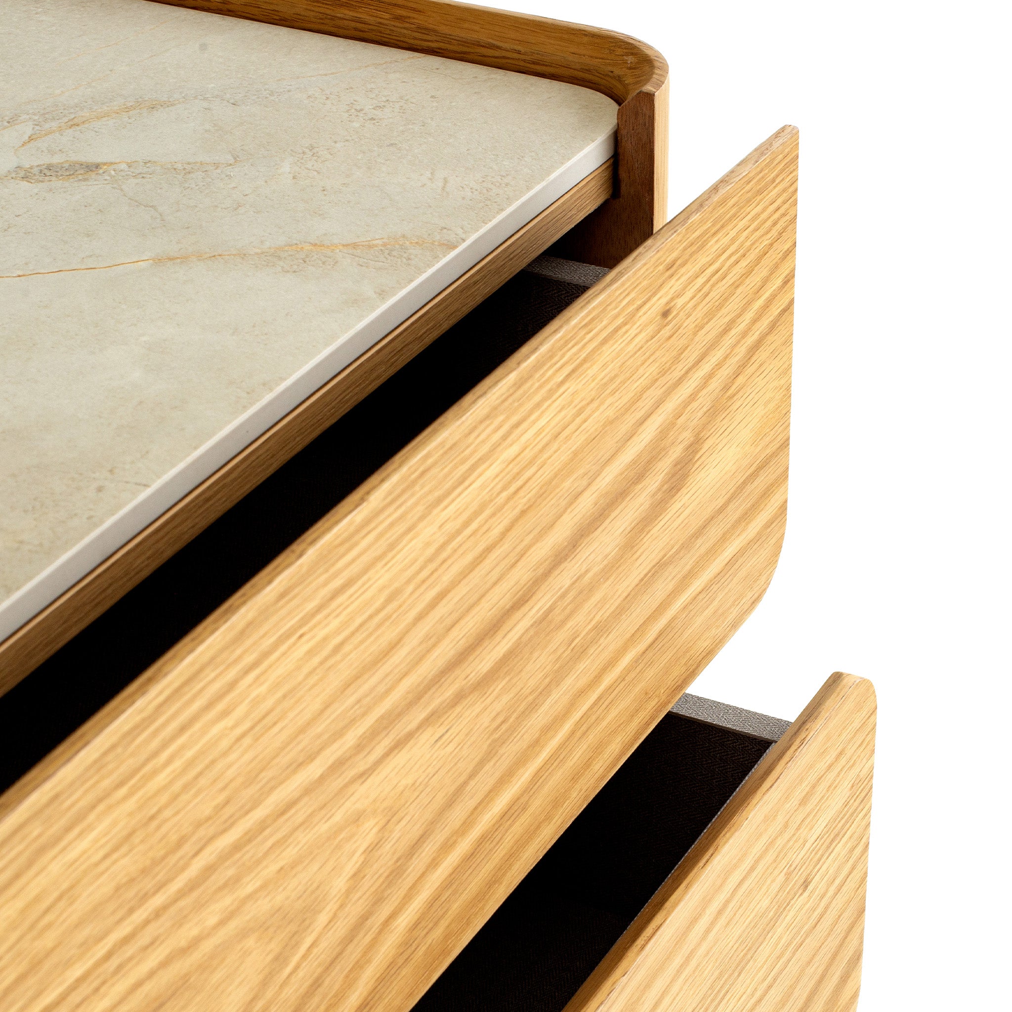 Elandra Stone Top Tallboy Drawer - Natural Tallboy Iggy-Core