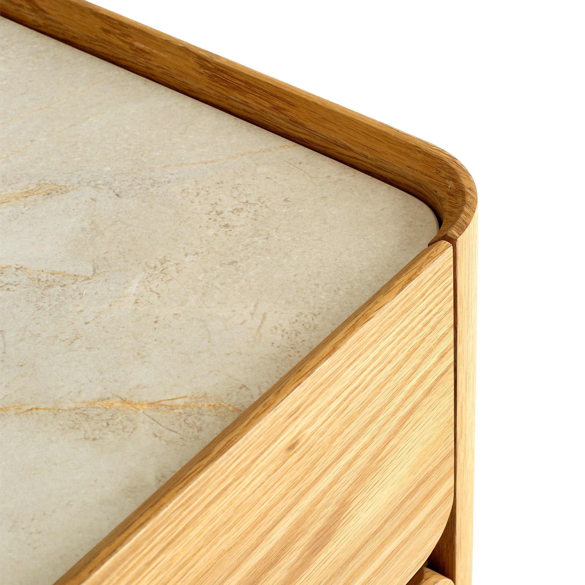 Elandra Stone Top Tallboy Drawer - Natural Tallboy Iggy-Core