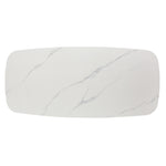 Belvano 3m Stone Top Outdoor Dining Table - Snow White Dining Table Kito-Core