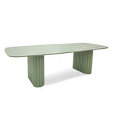 Belvano 2.4m Outdoor Dining Table - Sand Green Dining Table Kito-Core