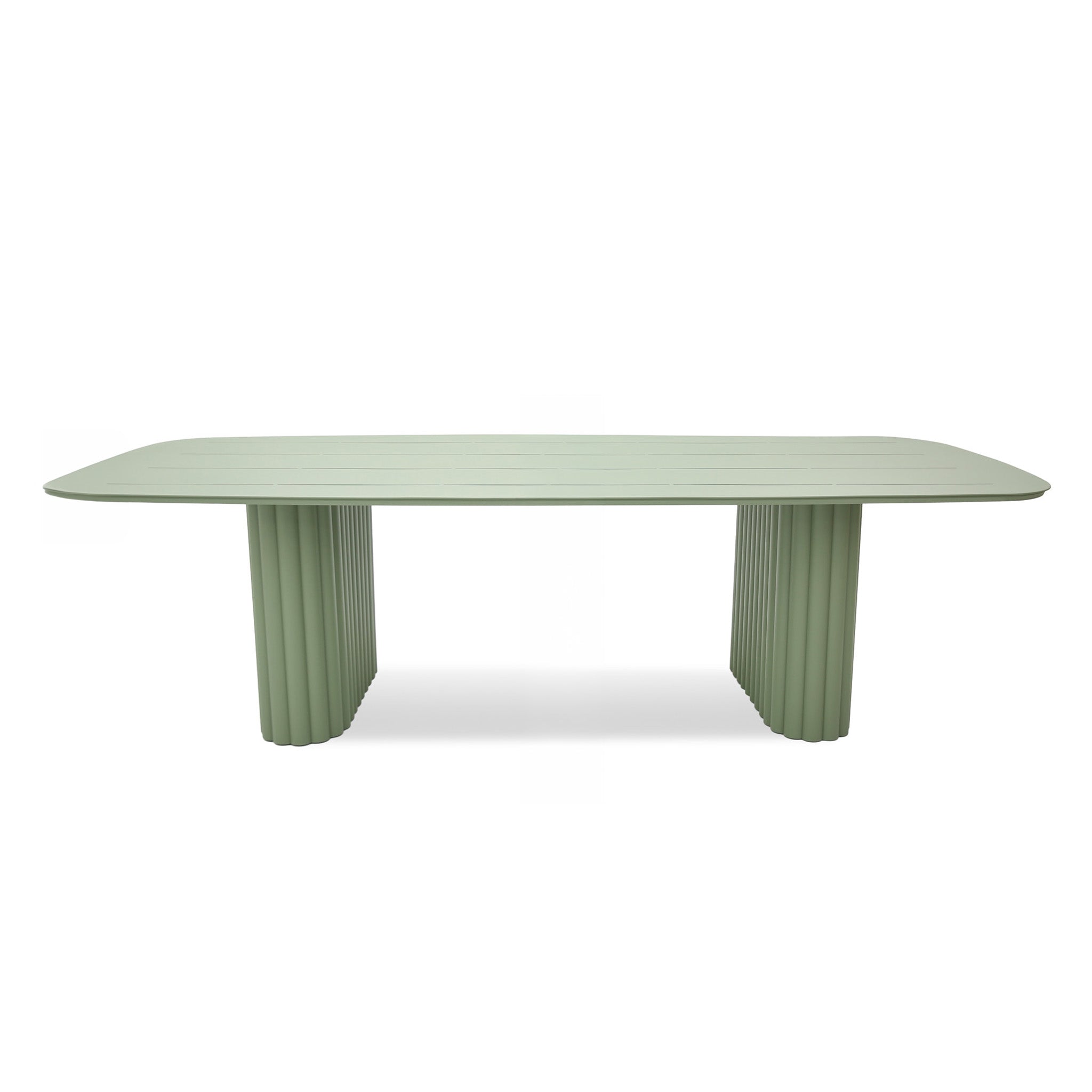 Belvano 2.4m Outdoor Dining Table - Sand Green Dining Table Kito-Core