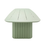 Belvano 2.4m Outdoor Dining Table - Sand Green Dining Table Kito-Core