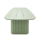 Belvano 2.4m Outdoor Dining Table - Sand Green Dining Table Kito-Core
