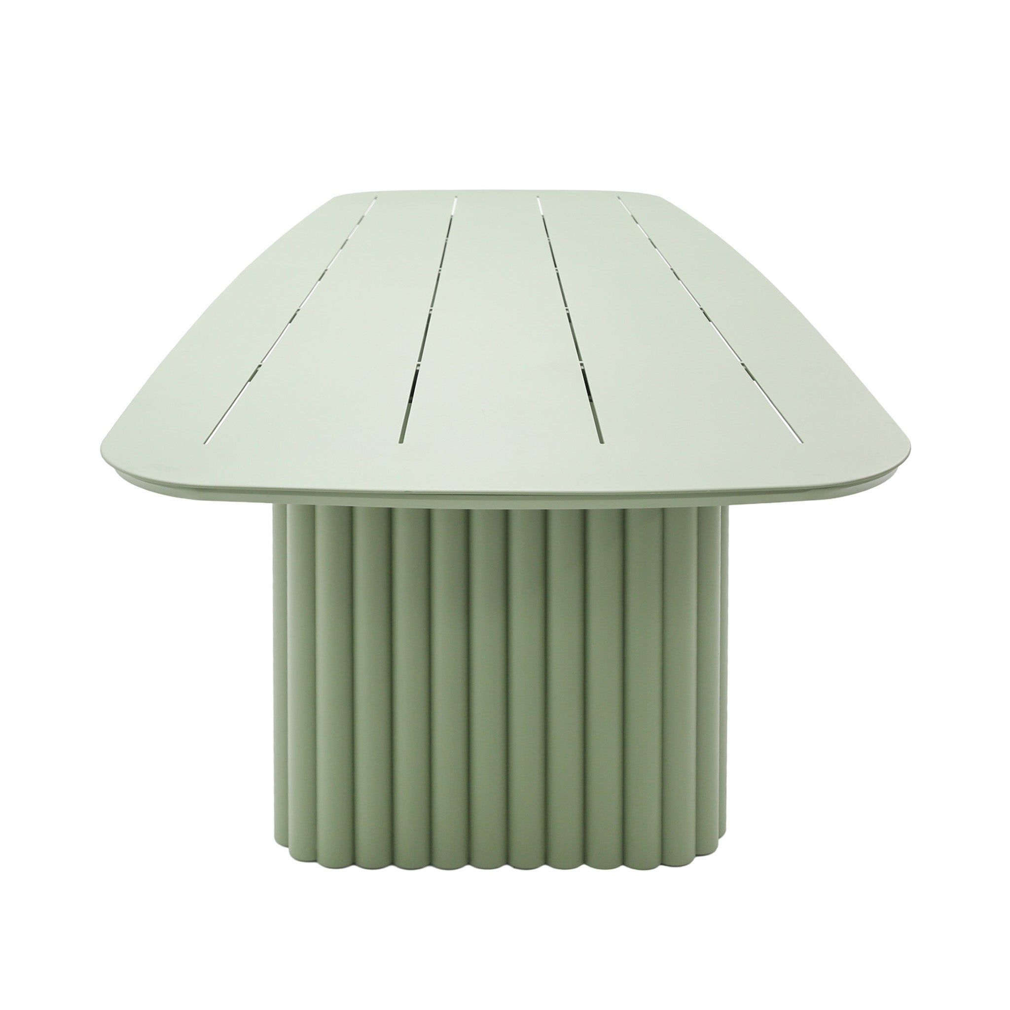 Belvano 2.4m Outdoor Dining Table - Sand Green Dining Table Kito-Core