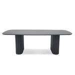 Belvano 2.4m Outdoor Dining Table - Sand Dark Grey Dining Table Kito-Core