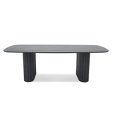 Belvano 2.4m Outdoor Dining Table - Sand Dark Grey Dining Table Kito-Core