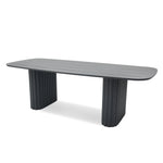 Belvano 2.4m Outdoor Dining Table - Sand Dark Grey Dining Table Kito-Core