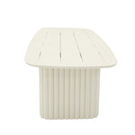 Belvano 3m Outdoor Dining Table - Cream White Dining Table Kito-Core