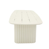 Belvano 3m Outdoor Dining Table - Cream White Dining Table Kito-Core