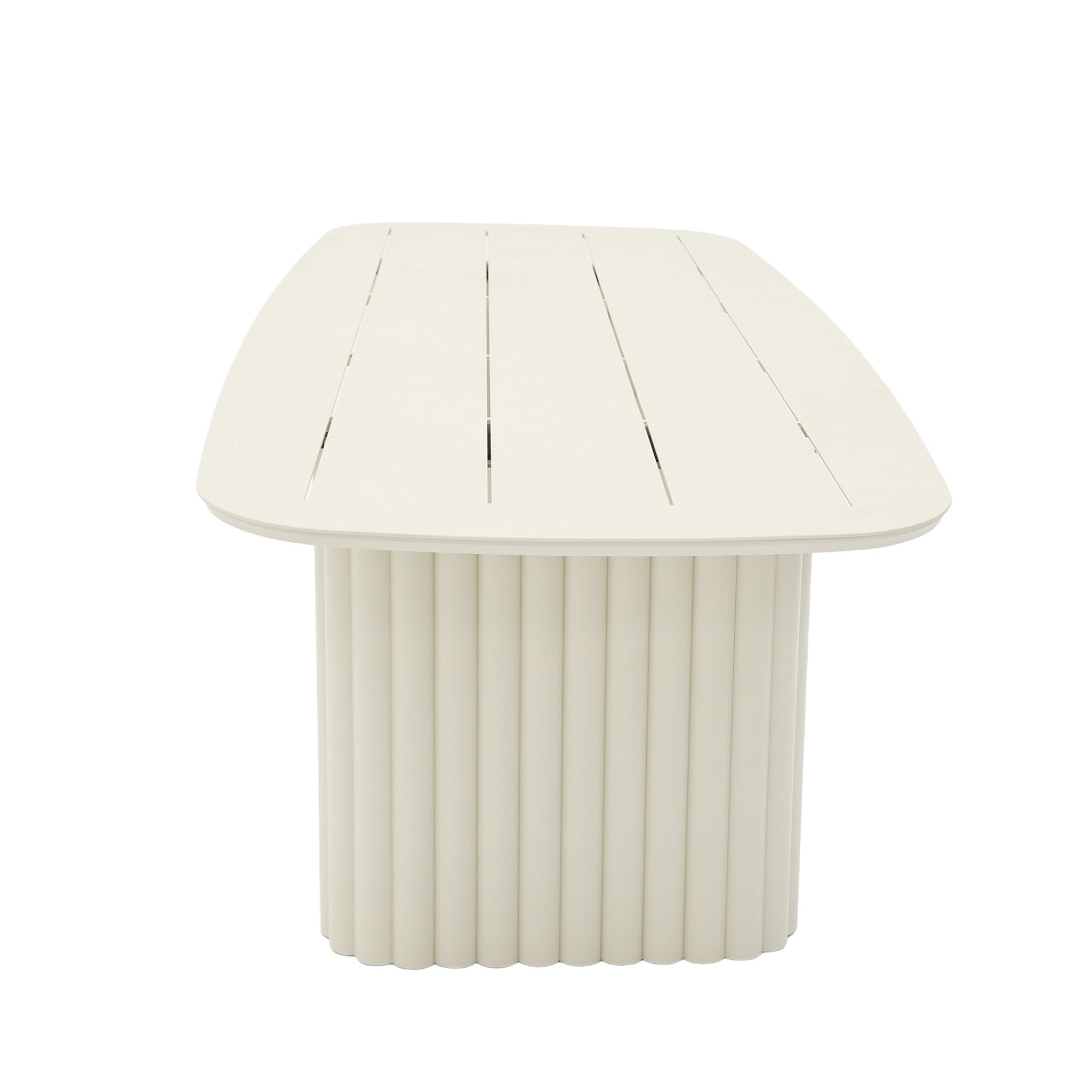 Belvano 3m Outdoor Dining Table - Cream White Dining Table Kito-Core