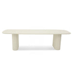 Belvano 3m Outdoor Dining Table - Cream White Dining Table Kito-Core