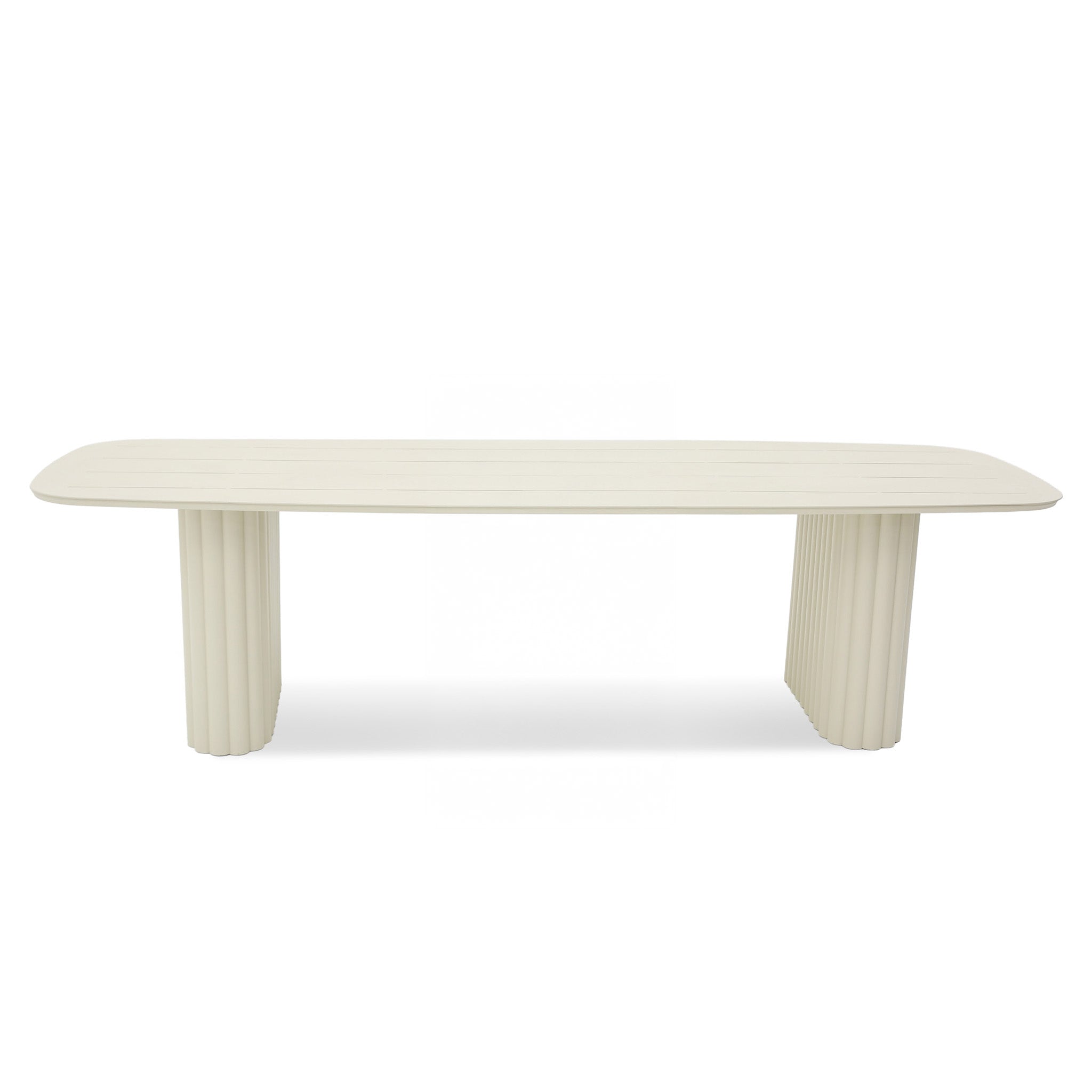 Belvano 3m Outdoor Dining Table - Cream White Dining Table Kito-Core