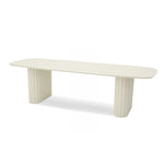 Belvano 3m Outdoor Dining Table - Cream White Dining Table Kito-Core