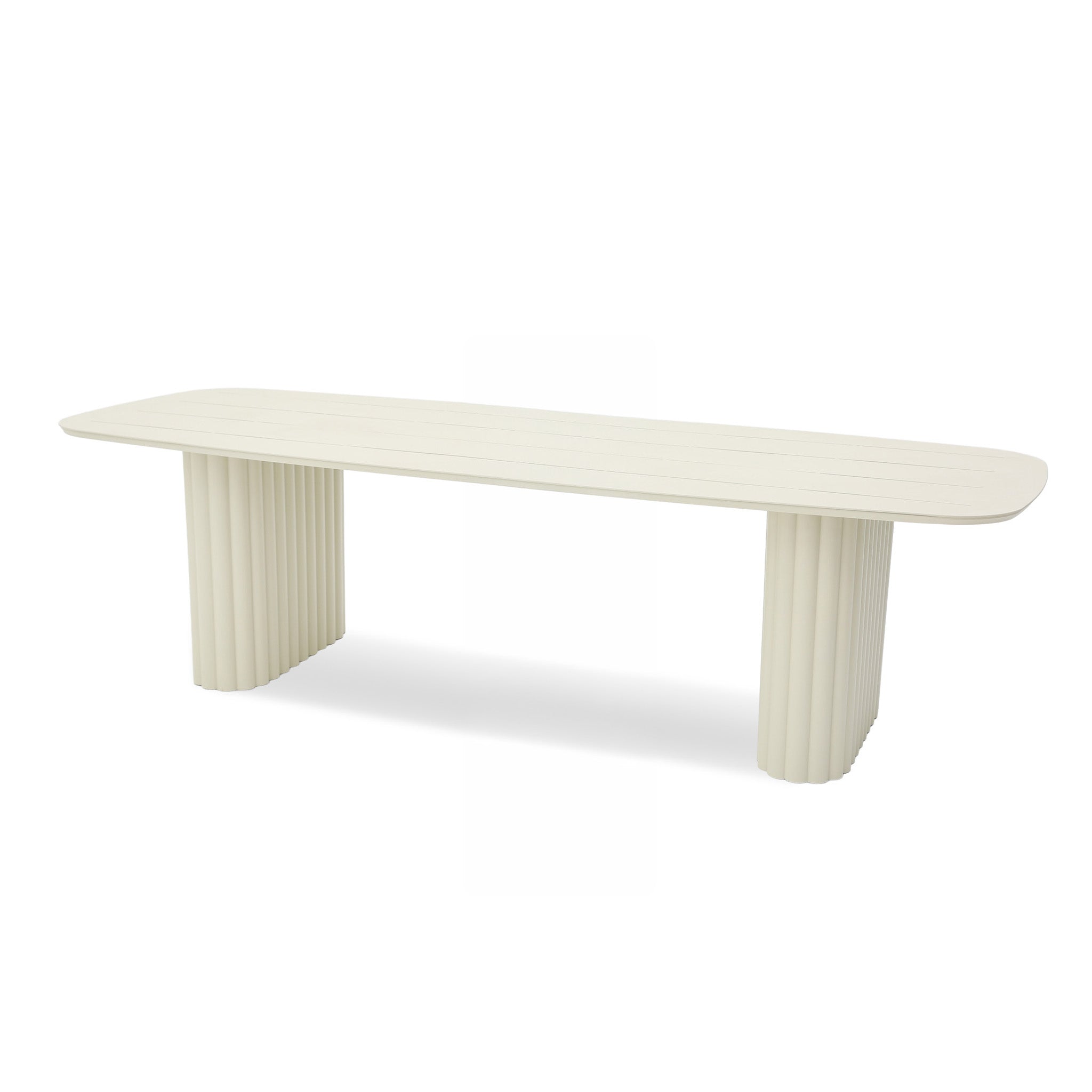 Belvano 3m Outdoor Dining Table - Cream White Dining Table Kito-Core